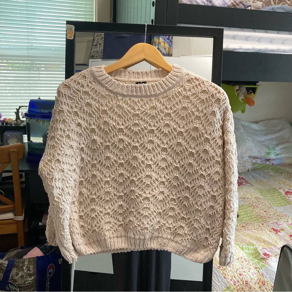 Moon and Madison Cream Sweater